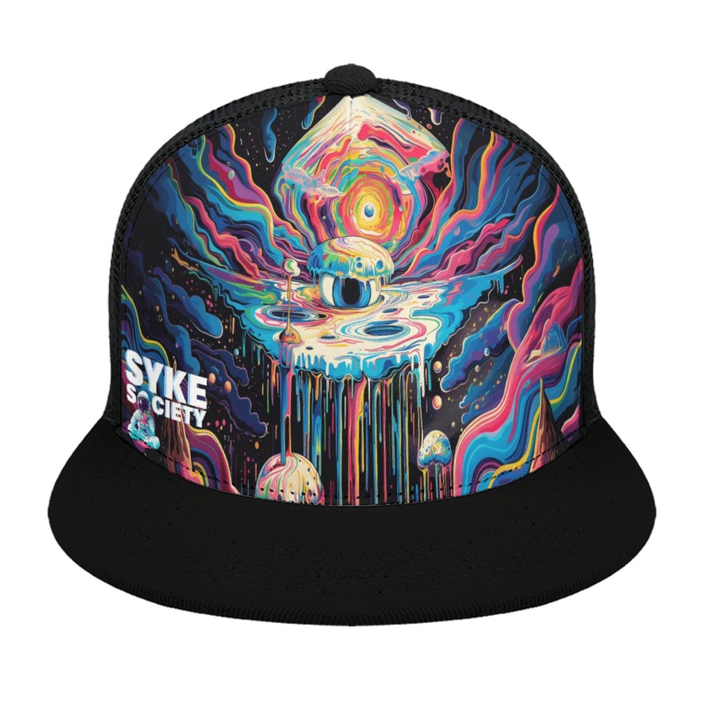 SYKE Society Cyclops Drip Trucker Hat