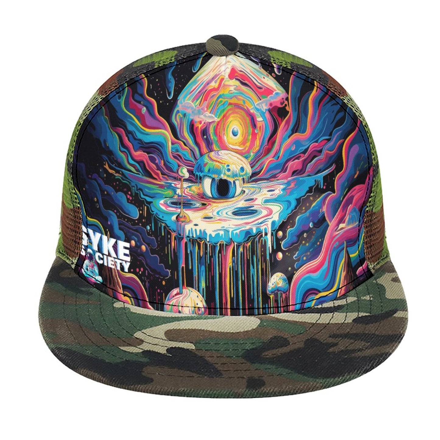 SYKE Society Cyclops Drip Trucker Hat