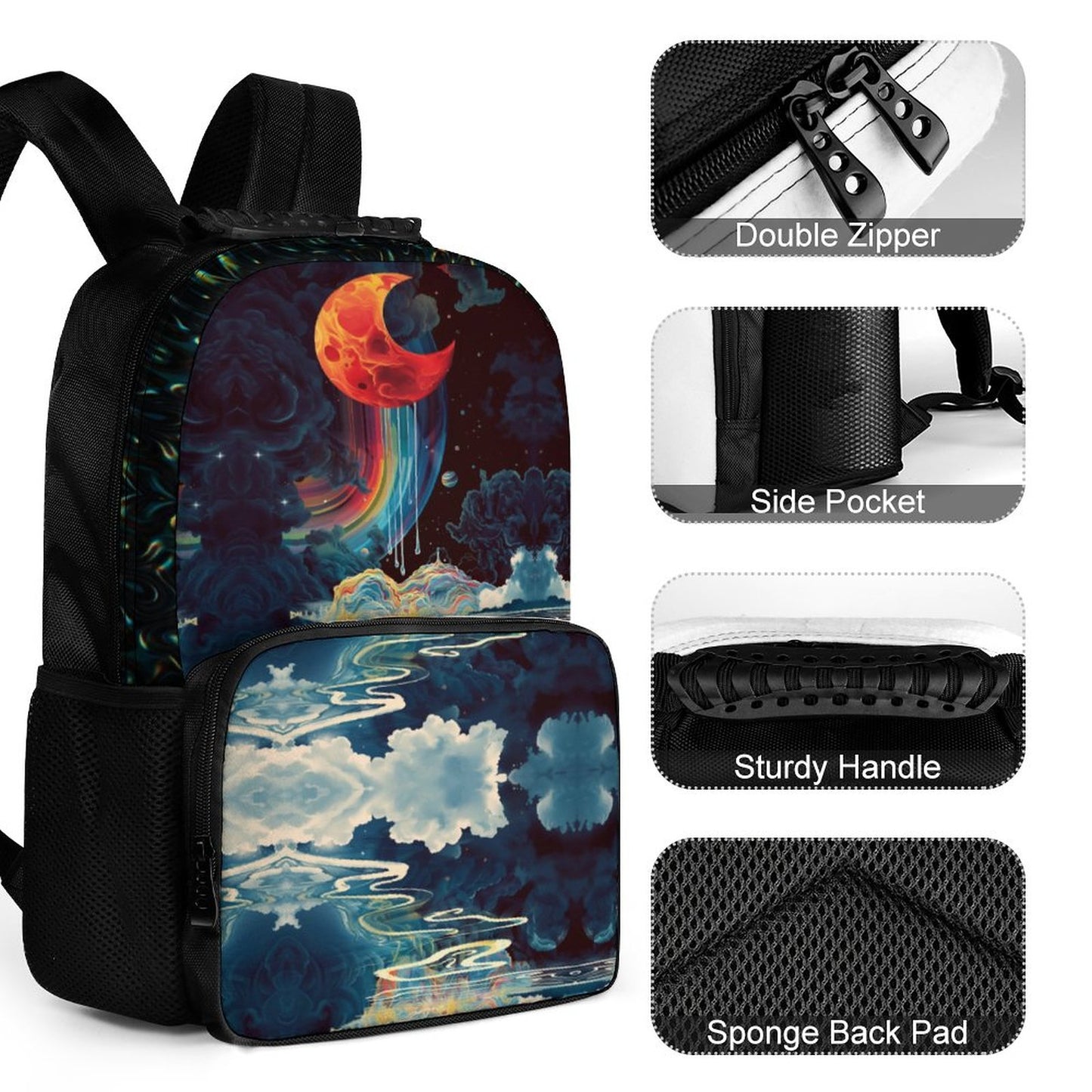 16 inch Shoulder Backpack & Schoolbag