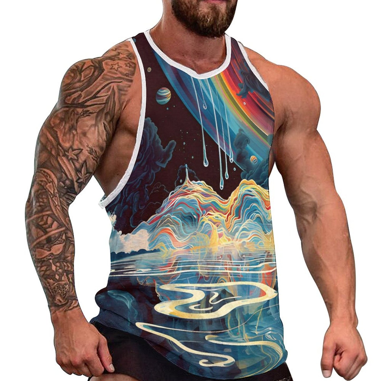 SYKE Society Men's Next Level Tank Top